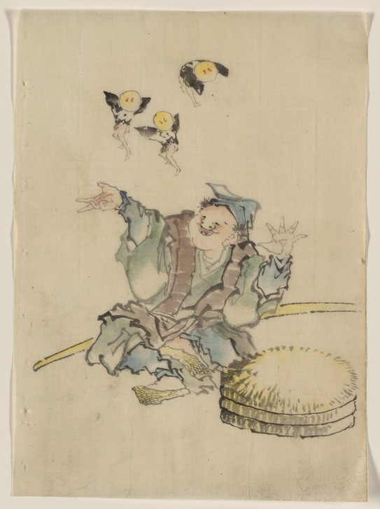 Katsushika Hokusai, wizard (Kunst,Mann,Völkerkunde,Japanische Kunst,Fee,Götter,Gott)