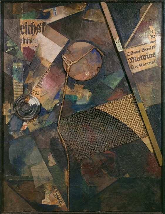 Kurt Schwitters, Merzbild 25 A. Das Sternenbild (Dadaismus,Deutsche Kunst,Kunst,Nachkriegszeit (1. Weltkrieg))