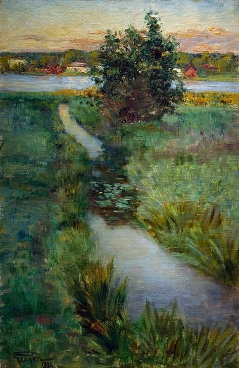 Eugen, Prinz von Schweden, Vattenrännil, Fjällskäfte (Kunst,Landschaft,Impressionismus,Schwedische Kunst,Bach)