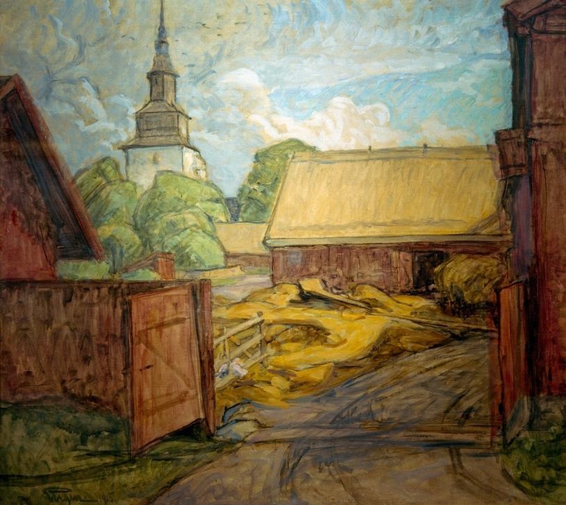 Eugen, Prinz von Schweden, Ladugard, Örberga (Bauernhof,Dorf,Stall,Schwedische Kunst,Landwirtschaft)