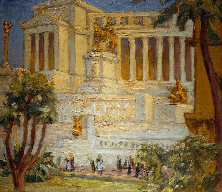 Eugen, Prinz von Schweden, Nationalmonumentet, Rom (Architektur,Denkmal,Schwedische Kunst,Aussenansicht)