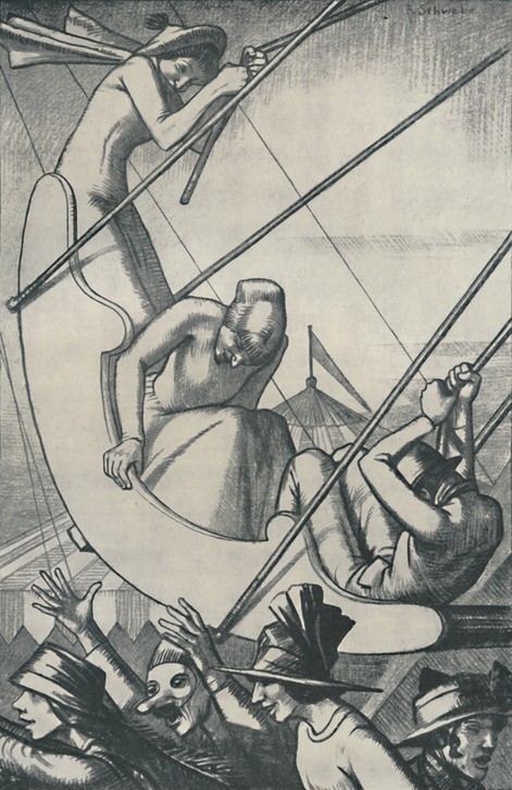 Randolph Schwabe, Bank Holiday - The Swings (Buch,Frau,Literatur,Mann,Spielplatz,Stadt,Portrait,Tag,Dame,Genuss,Monochromie)