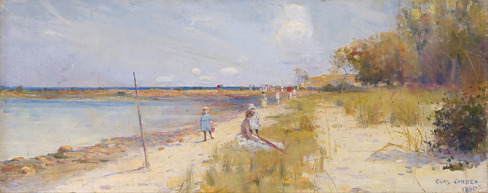 Charles Conder, Rickett’s Point (Impressionismus, Wunschgröße, Klassiker, Malerei, Wohnzimmer)