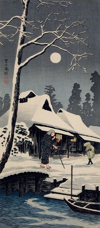 Takahashi Hiroaki, Mondschein auf Schnee 