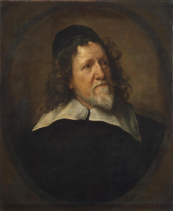 Anthonis van Dyck, Portrait of Inigo Jones (1573–1652)  (Öl,Europäische Kunst)