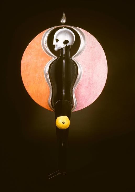 Oskar Schlemmer, Scheibentänzer (Ballett,Bauhaus,Deutsche Kunst,Figurine,Tänzer,Tanz,Theater)