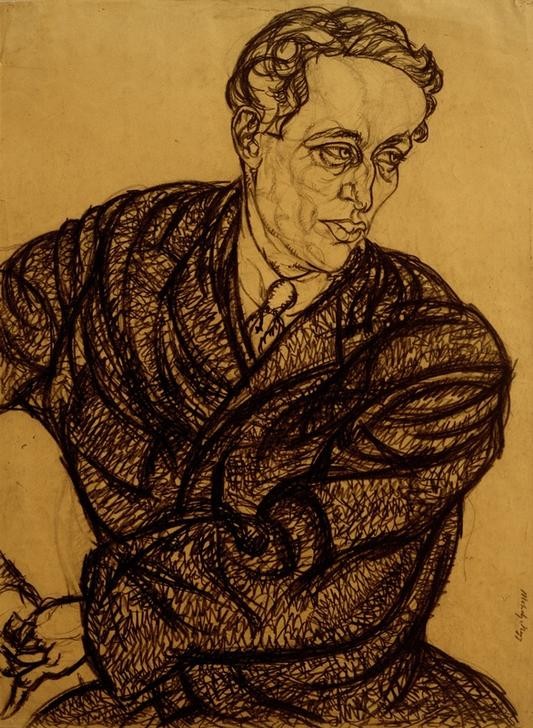Laszlo Moholy-Nagy, Ferenc (Friedrich Vorwerk) (Kunst,Mann,Mensch,Portrait,Ungarische Kunst)