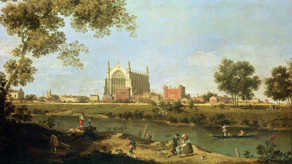 Canaletto, Eton College, c.1754 (oil on canvas)