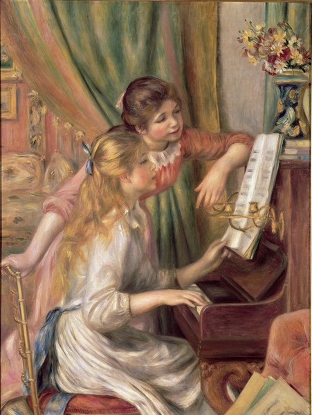 Pierre-Auguste Renoir, Young Girls at the Piano, 1892 (oil on canvas)