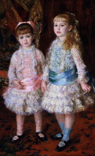 Pierre-Auguste Renoir, Pink and Blue or, The Cahen d'Anvers Girls, 1881 (oil on canvas)