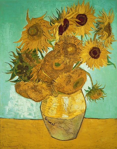 Vincent van Gogh, Sunflowers, 1888 (oil on canvas)