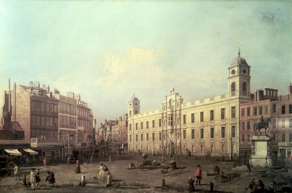 Canaletto, Northumberland House (oil on canvas)