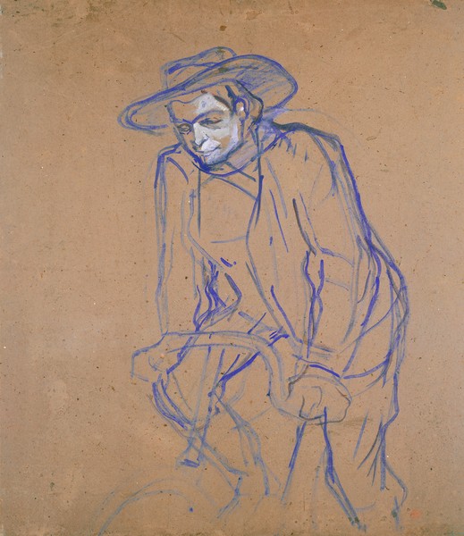 Henri de Toulouse-Lautrec, Aristide Bruant on a Bicycle, 1896