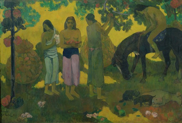 Paul Gauguin, Rupe Rupe (Fruit Gathering), 1899 (oil on canvas)