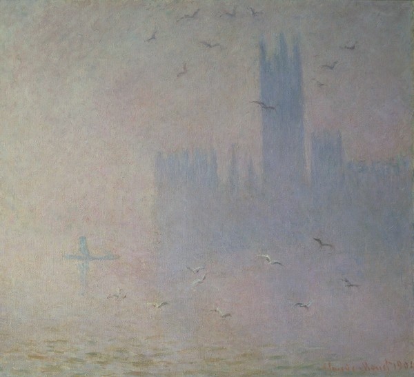Claude Monet, Seagulls over the Houses of Parliament, 1904