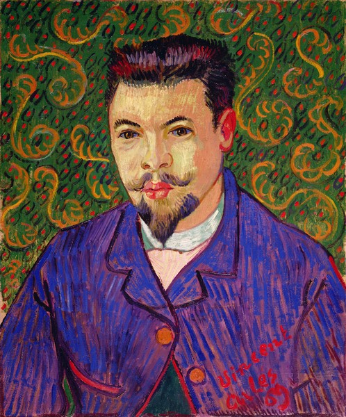 Vincent van Gogh, Portrait of Dr. Felix Rey, 1889 (oil on canvas)