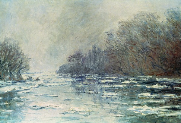 Claude Monet, The Break up at Vetheuil, c.1883 (oil on canvas)