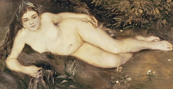 Pierre-Auguste Renoir, A Nymph by a Stream, 1869-70 (oil on canvas)