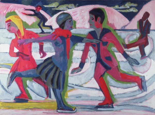 Ernst Ludwig Kirchner, Ice Skaters