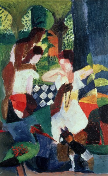August Macke, The Turkish Jeweller (oil on canvas)