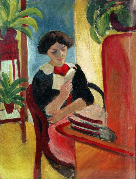 August Macke, Elizabeth Reading