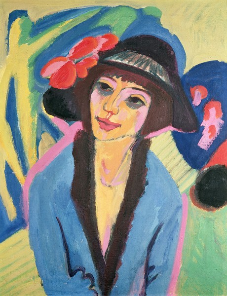 Ernst Ludwig Kirchner, Portrait of Gerda