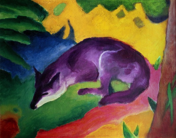 Franz Marc, Blue Fox, 1911 (oil on canvas)