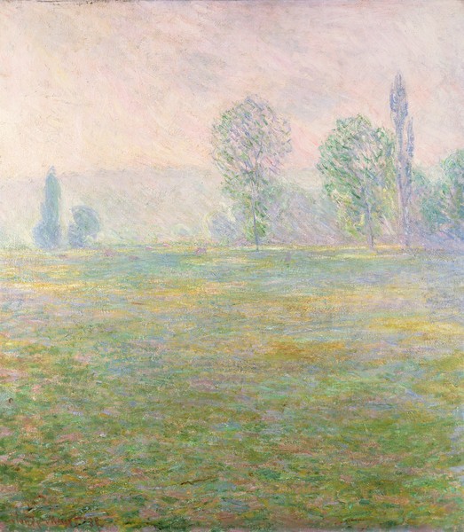 Claude Monet, Meadows in Giverny, 1888