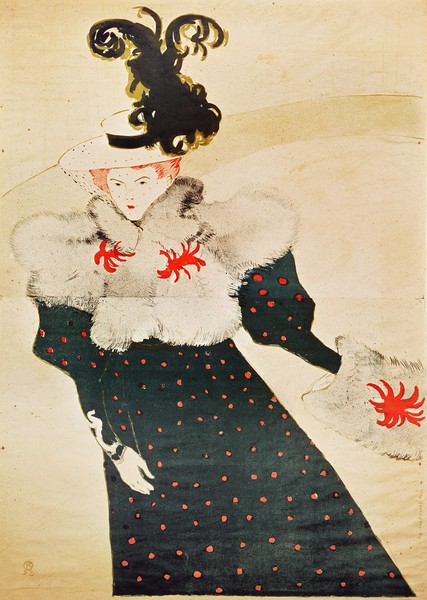 Henri de Toulouse-Lautrec, Poster advertising 'La Revue Blanche', 1895 (colour litho) (see also 4636)