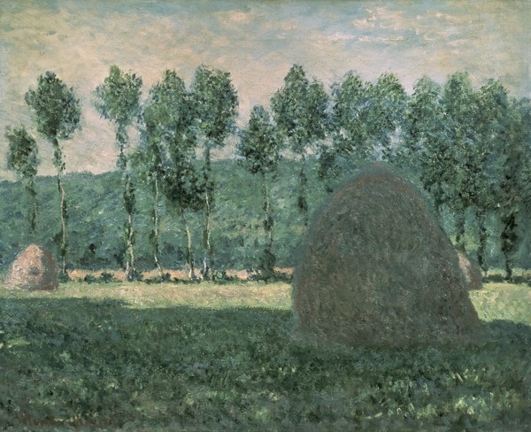 Claude Monet, Haystacks near Giverny, c.1884-89 (oil on canvas)
