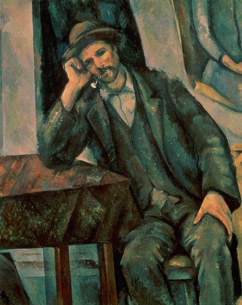 Paul Cézanne, Man Smoking a Pipe, 1890-92 (oil on canvas)