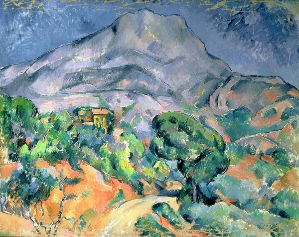 Paul Cézanne, Mont Sainte-Victoire, 1900 (oil on canvas)