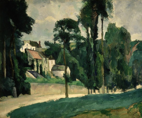 Paul Cézanne, The Road at Pontoise, 1875 (oil on canvas)