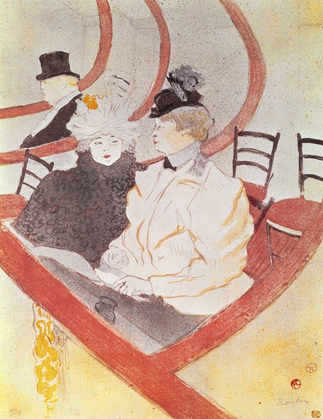 Henri de Toulouse-Lautrec, The Grande Loge, 1897 (litho) (see also 15811)