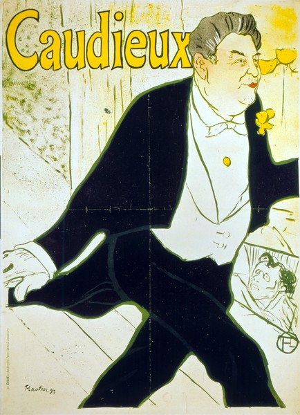 Henri de Toulouse-Lautrec, Caudieux, 1893 (litho)