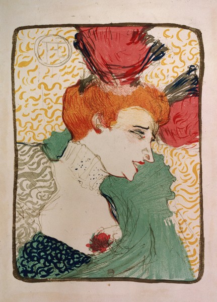 Henri de Toulouse-Lautrec, Mademoiselle Marcelle Lender, 1895 (litho and w/c) (proof of 7012)