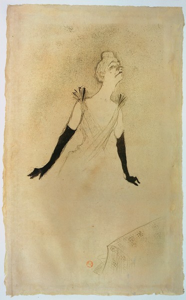 Henri de Toulouse-Lautrec, Yvette Guilbert, 1894 (litho)