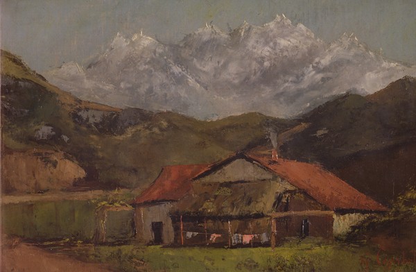 Gustave Courbet, A Hut in the Mountains