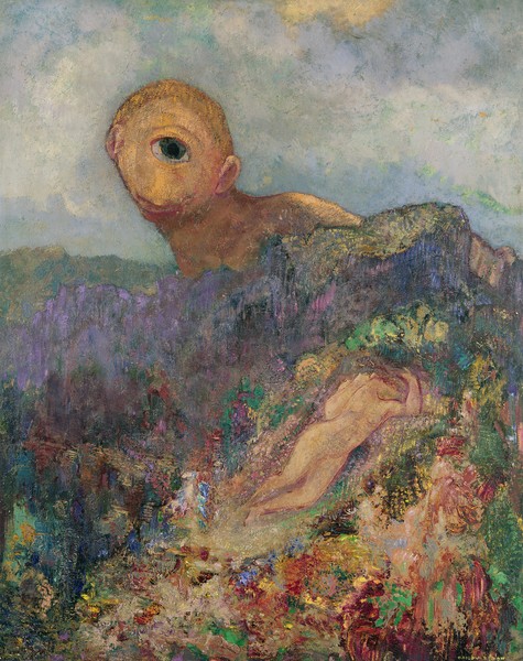 Odilon Redon, The Cyclops, c.1914 (oil on canvas)