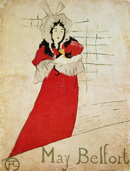 Henri de Toulouse-Lautrec, May Belfort, France, 1895