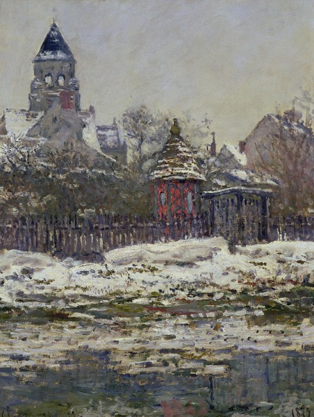 Claude Monet, The Church at Vetheuil, 1879 (oil on canvas)