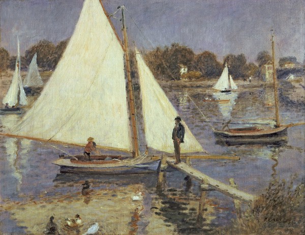 Pierre-Auguste Renoir, The Seine at Argenteuil, 1874 (oil on canvas)