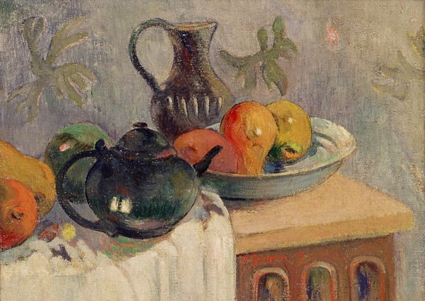 Paul Gauguin, Teiera, Brocca e Frutta, 1899