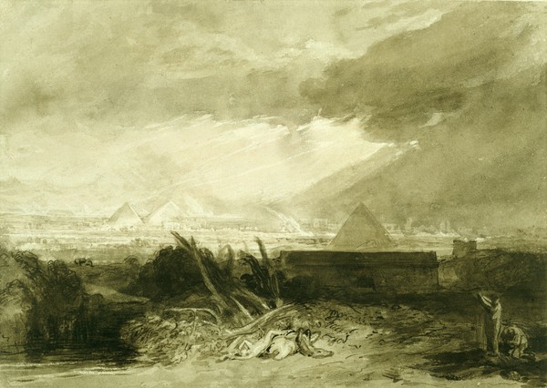 Joseph Mallord William Turner, The Fifth Plague of Egypt, 1806-10 (pen and ink and wash)