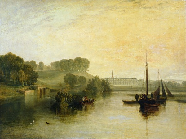 Joseph Mallord William Turner, Petworth, Sussex, the Seat of the Earl of Egremont: Dewy Morning, 1810 (oil on canvas)