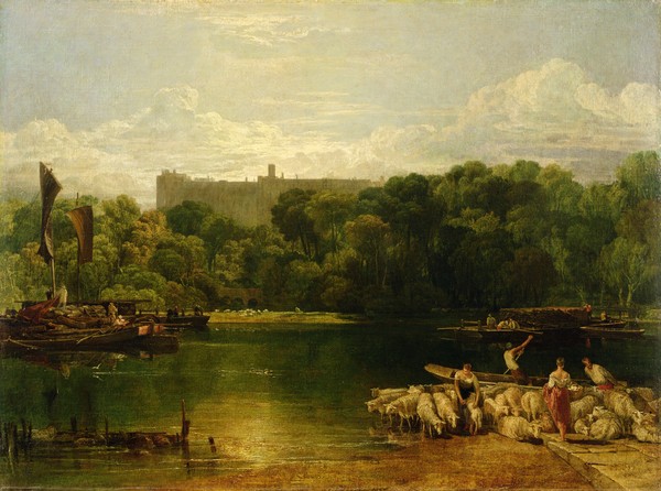 Joseph Mallord William Turner, Windsor Castle from the Thames, c.1805
