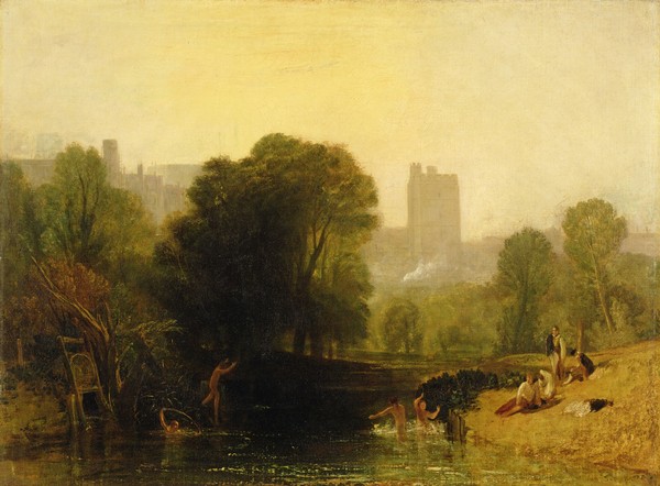 Joseph Mallord William Turner, Near the Thames Lock, Windsor, c.1809