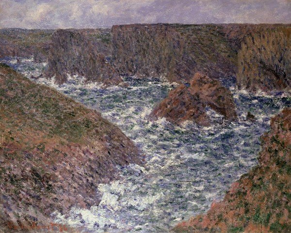 Claude Monet, Port Domois at Belle Ile, 1886