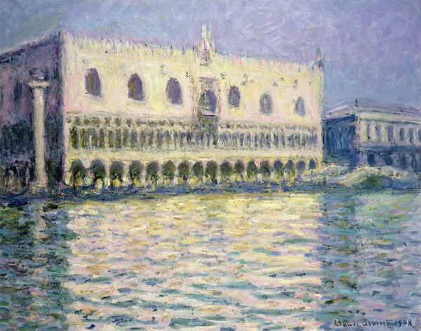 Claude Monet, The Ducal Palace, Venice, 1908