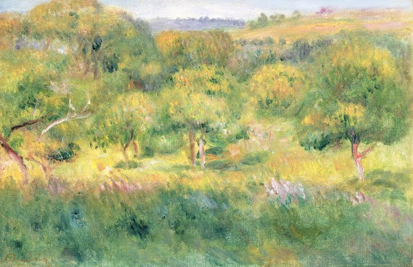 Pierre-Auguste Renoir, The edge of a forest in Brittany, 1893